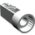 LEGO Pearl Light Gray Technic Beam 3.8 x 1 Beam with Click Rotation Ring Socket (41681)