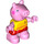 LEGO Peppa Pig jossa Beachwear Duplo-hahmo