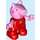 LEGO Peppa Pig con Rosso Superiore e Fiore Figura Duplo