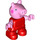 LEGO Peppa Pig mit Rot oben Duplo-Figur