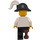 LEGO Perilous Pitfall Pirat Kapitän Minifigur