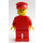 LEGO Person i Rød Clothing med Rød Hat Minifigur