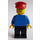 LEGO Person with Blue Top and Red Hat Minifigure