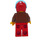 LEGO Person mit Brown Jacket und rot Helm mit Weiß Stars Minifigur