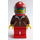 LEGO Person with Brown Jacket and Red Helmet with White Stars Minifigure