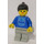 LEGO Person mit Jogging Anzug mit Schwarz Haar Minifigur