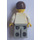 LEGO Person avec Rouge Striped Chemise et Marron Cheveux courts Minifigurine