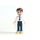 LEGO Peter con Blanco Camisa, tie, Azul pants Minifigura