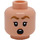 LEGO Phoebe Buffay Head (Recessed Solid Stud) (3626 / 77728)