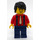 LEGO Pianist met Donkerrood Shirt Minifiguur