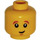 LEGO Piggy Guy Head, Crooked Smile (Recessed Solid Stud) (3626 / 18182)