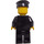 LEGO Pilot in Uniform with Black Hat and Pin on Chest Minifigure