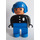 LEGO Pilot with Aviator Helmet, nose bow line up