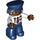 LEGO Pilot with Blue Hat and Legs Duplo Figure