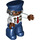 LEGO Pilot avec Bleu Chapeau et Jambes Duplo Figure