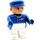 LEGO Pilot with White Legs Duplo Figure