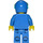 LEGO Pilot mit Zipper und Helm Minifigur