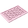 LEGO Pink Tile 4 x 6 with Studs on 3 Edges (6180)