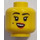 LEGO Pirate Girl Head  (Recessed Solid Stud) (3626 / 68056)