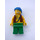 LEGO Pirate with Brown Vest and Anchor Tattoo and Gold Tooth Minifigure