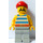 LEGO Pirate mit Groß Moustache und Grau Beine Minifigur