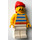 LEGO Pirate with Large Moustache and White Legs Minifigure