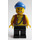 LEGO Piraten Chess Speelset Piraat met Anker Tattoo en Blauw Bandana Minifiguur