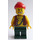 LEGO Pirates Chess Set Pirate mit Anchor Tattoo und rot Bandana Minifigur
