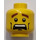 LEGO Einfach Kopf mit Cheek Lines, Mund geschlossen / Mund Open Scared (Sicherheitsnoppe) (3626 / 88938)