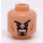 LEGO Plain Head with Decoration (Safety Stud) (10337 / 11450)
