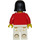 LEGO Plano Rojo Torso, Negro Mujer Pelo Minifigura