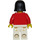 LEGO Vlak Rood Torso, Zwart Female Haar minifiguur