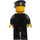 LEGO Flygplan Pilot med Uniform och Svart Hatt Minifigur