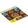 LEGO Plastic Lenticular Backdrop with Hufflepuff Common Room (104684)