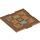 LEGO Plate 16 x 16 x 0.7 with Wood Grain / Rug (38894)