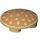 LEGO Plate 2 x 2 Round with Rounded Bottom with Sesame Seed Bun (2654 / 22718)
