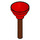 LEGO Plunger con Reddish Marrón Asa (11459)