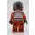 LEGO Poe Dameron mit Dunkles Orange Jumpsuit, Weiß Weste und Straps mit Helm Minifigur