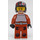 LEGO Poe Dameron mit Dunkles Orange Jumpsuit, Weiß Weste und Straps mit Helm Minifigur