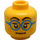 LEGO Police Cadet, Female (Swept Fringe with Ponytail) Minifigure Head (Recessed Solid Stud) (3626 / 101372)