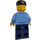 LEGO Polizei Cadet, Male (Schwarz Kurz Curly Haar) Minifigur
