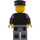 LEGO Police Officer avec Badge, Bleu Tie et Noir Chapeau Figurine