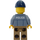 LEGO Polizei Officer mit Beard Minifigur