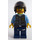 LEGO Police Officer with Black Aviator Hat and Beard Minifigure