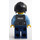 LEGO Police Officer with Black Aviator Hat and Beard Minifigure