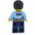 LEGO Police Officer with Black Coiled Hair Minifigure