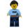 LEGO Police Officer with Black Ponytail Minifigure