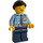 LEGO Police Officer with Black Ponytail Minifigure