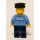 LEGO Polizist mit Braun Bart und Schwarz Hut Minifigur