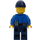 LEGO Politie Officer met Dark Blauw Hoed en Sunglasses minifiguur